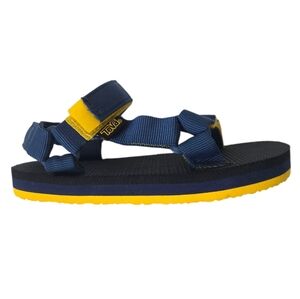 Teva Kids' Blue and Yellow Strappy Sandals UNISEX SZ 13